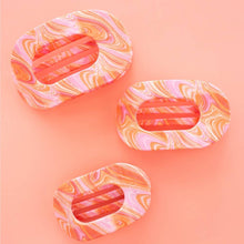 Load image into Gallery viewer, Just Keep Swimming | Large | Flat Round Hair Clip