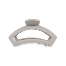 Load image into Gallery viewer, Open Hair Clip | Med. | Silver Flames