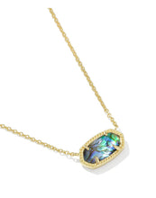 Load image into Gallery viewer, ELISA PENDANT NECKLACE GOLD ABALONE SHELL