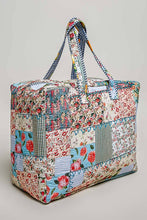 Load image into Gallery viewer, Trompe L’oeil Patchwork Structured Quilted Tote Bag