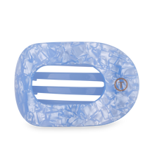 Load image into Gallery viewer, Flat Round Hair Clip | Large | Blue Lagoon