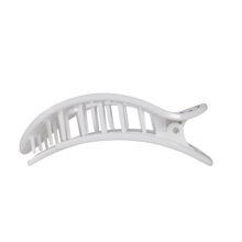 Load image into Gallery viewer, Flat Round | White Polka Dot Party | Large Hair Clip