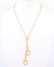 Load image into Gallery viewer, Henderson Horsebit Y Necklace