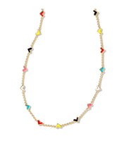 Load image into Gallery viewer, HAVEN HEART STRAND NECKLACE GOLD MULTI MIX