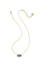 Load image into Gallery viewer, ELISA PENDANT NECKLACE GOLD ABALONE SHELL
