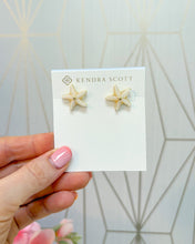Load image into Gallery viewer, PARKER STARFISH STUD EARRINGS GOLD NATURAL MOTHER OF PEARL