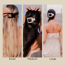 Load image into Gallery viewer, Square Flat Hair Clip | Large | Blonde Tortoise