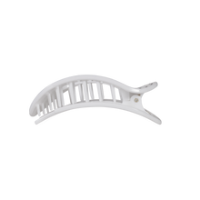 Load image into Gallery viewer, Flat Round | White Polka Dot Party | Medium Hair Clip

