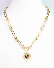 Load image into Gallery viewer, Lance Heart Pendant Necklace Gold
