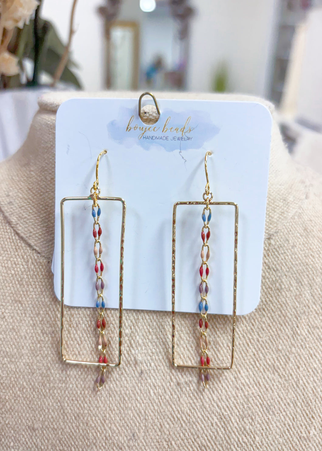 Chain Linked Drop Earrings