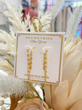 Load image into Gallery viewer, Layered Chain Front &amp; Back Earrings
