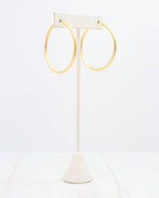 Load image into Gallery viewer, Lucille Hoop Earring Matte Gold
