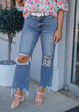 Load image into Gallery viewer, Distressed Vintage Straight Jeans
