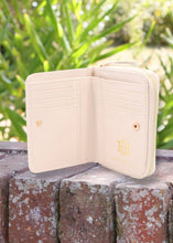 Load image into Gallery viewer, Nadine Zippered Wallet - Cream
