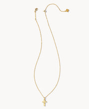 Load image into Gallery viewer, CROSS PENDANT NECKLACE GOLD METAL
