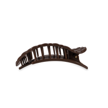 Load image into Gallery viewer, Flat Round Hair Clip | Medium | Truly Taupe Quilted
