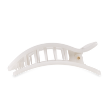 Load image into Gallery viewer, Flat Rectangle Hair Clip | Large | Coconut White
