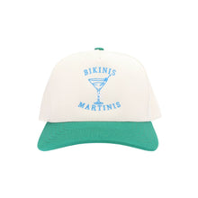 Load image into Gallery viewer, Bikinis and Martinis Embroidered Trucker Hat
