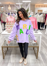 Load image into Gallery viewer, Mardi Bow Party Sweatshirt
