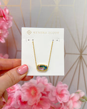 Load image into Gallery viewer, ELISA PENDANT NECKLACE GOLD ABALONE SHELL
