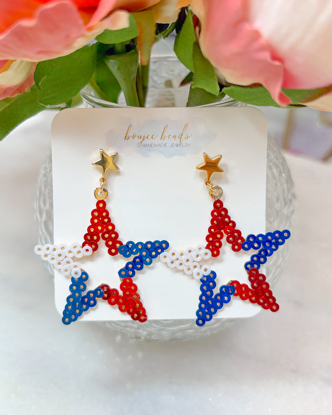 Star Obsessed Beaded Earrings