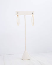Load image into Gallery viewer, Satilla Pearl Beaded Hoop Earring
