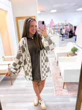 Load image into Gallery viewer, Check Mate Cardigan
