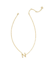 Load image into Gallery viewer, Pearl Letter N Short Pendant Necklace
