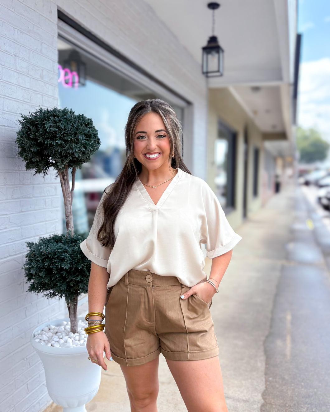 My Way Blouse - Cream