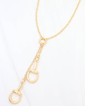 Load image into Gallery viewer, Henderson Horsebit Y Necklace
