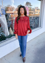Load image into Gallery viewer, Long Day Blouse - Rust

