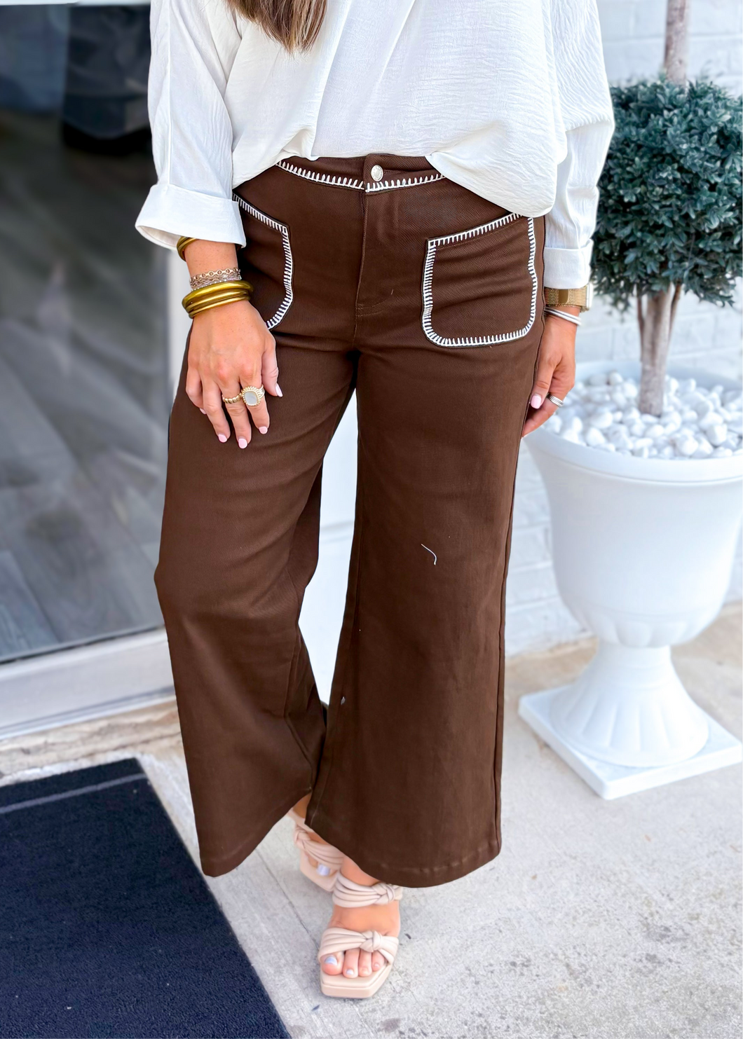 Late Talk Pants - Brown