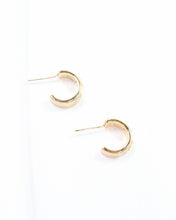 Load image into Gallery viewer, Serrano CZ Hoop Earring Gold
