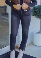 Load image into Gallery viewer, Bottled High Rise Slim Straight Jeans
