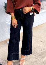 Load image into Gallery viewer, Tummy Control Dark Denim High Rise Jeans
