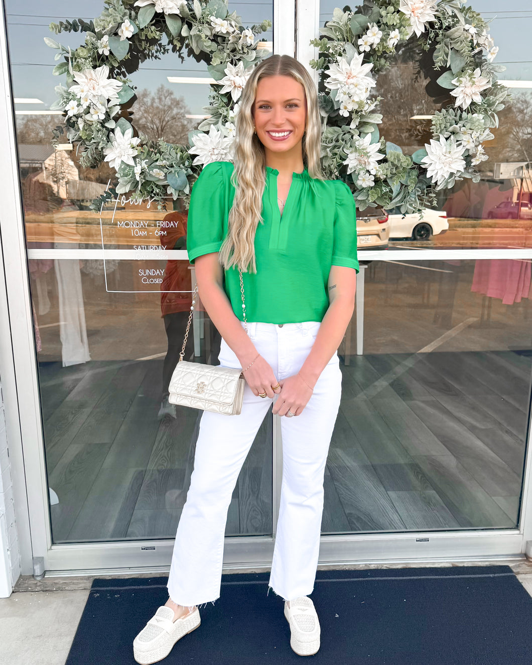 One Second Blouse - Green