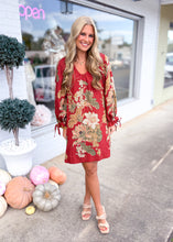 Load image into Gallery viewer, Fall Statement Dress - Rust
