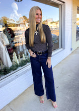 Load image into Gallery viewer, Holiday Cheer Sweater Top - Black
