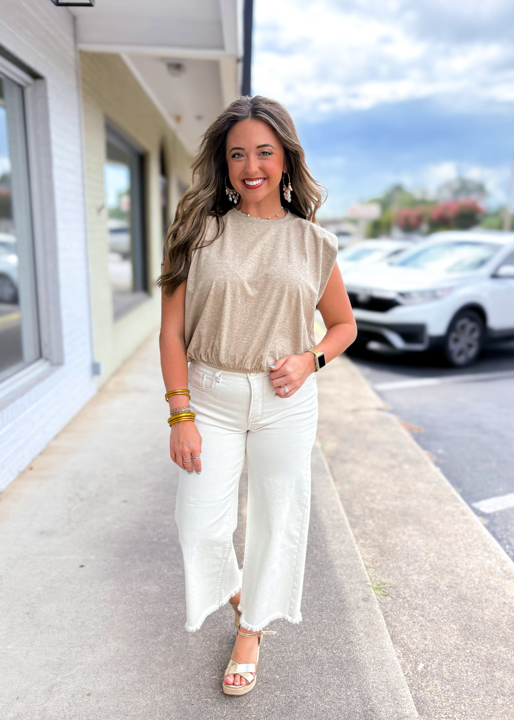 Stronger Top - Taupe