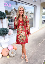 Load image into Gallery viewer, Fall Statement Dress - Rust
