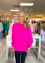 Load image into Gallery viewer, Basic Pullover - Fuchsia
