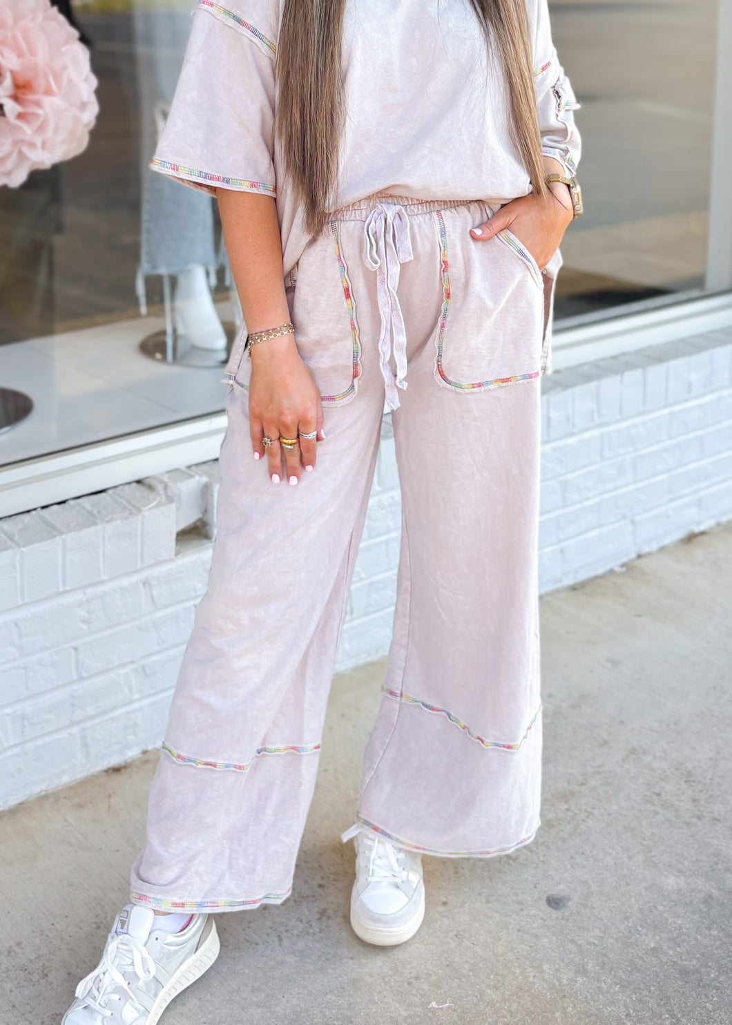 Rainbow Thread Pants