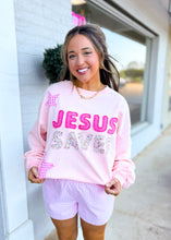 Load image into Gallery viewer, Jesus Saves Patchwork Sweatshirt
