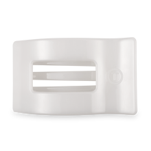 Load image into Gallery viewer, Flat Rectangle Hair Clip | Large | Coconut White

