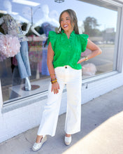 Load image into Gallery viewer, Believe Me Blouse - Green
