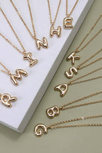 Load image into Gallery viewer, BALLOON BUBBLE PERSONALIZED INITIAL NECKLACE
