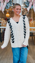Load image into Gallery viewer, Ribbon &amp; Pearls Sweater
