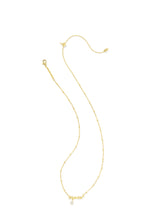 Load image into Gallery viewer, MOM CRYSTAL SHORT PENDANT NECKLACE GOLD

