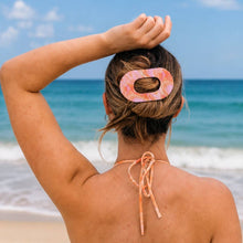 Load image into Gallery viewer, Just Keep Swimming | Large | Flat Round Hair Clip
