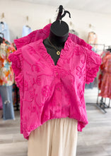 Load image into Gallery viewer, Believe Me Blouse - Hot Pink
